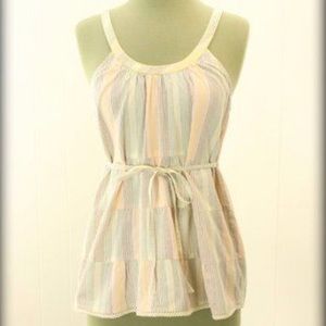 Anthro Odille Striped Sleeveless Blouse 6